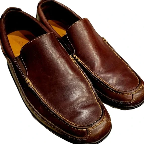 Cole Haan | Shoes | Cole Haan Brown Loafers With Rubber Non  display picture 2
